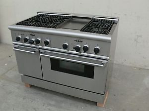 Thermador Professional 48 6 Burner Dual Fuel Range Stainless